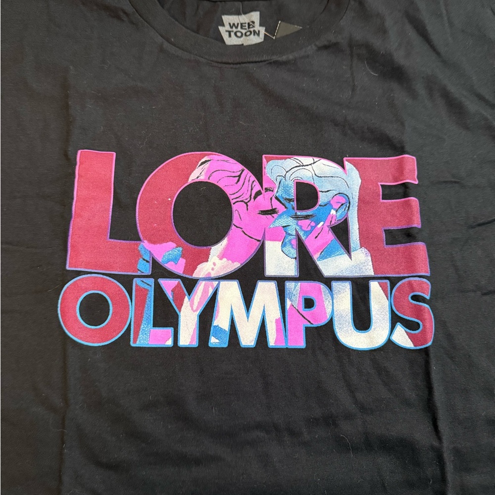 Hot Topic Black Lore Olympus Tee size L